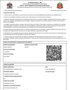 Licença Funcionamento GRU (AVCB)